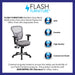 Gray Mid-Back Mesh Chair