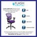 Purple Mid-Back Mesh Chair