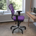 Purple Chair - Roller Wheels