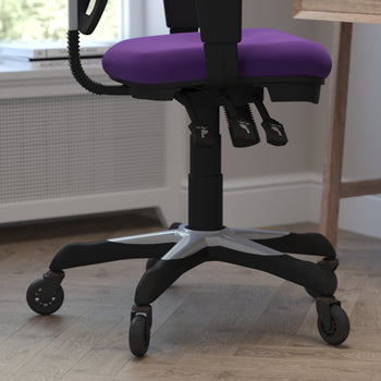 Purple Chair - Roller Wheels
