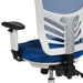 Blue/White Mesh Office Chair