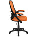 Orange Mesh Office Chair