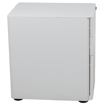 3-Drawer Filing Cabinet-White