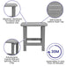 Gray Table and 2 Chair Set