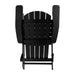Black Folding Adirondack Chair