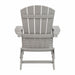 Gray Folding Adirondack Chair