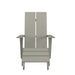 Gray Chair & Ottoman Set