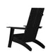 Black Modern Adirondack Chair