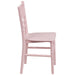 Child's Pink Resin Chair