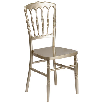 Gold Resin Napoleon Chair