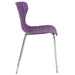 Purple Plastic Stack Chair