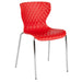 Red Plastic Stack Chair