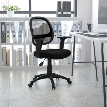 Black Mid-Back Task Chair