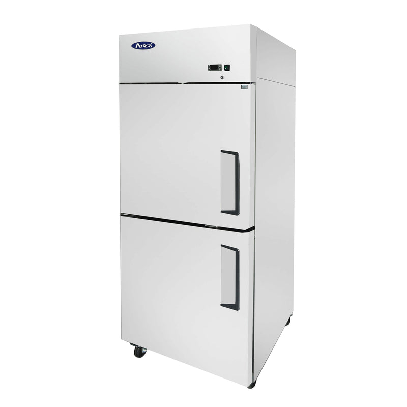 Atosa USA MBF8010GR 29-Inch One Split Door Upright Refrigerator