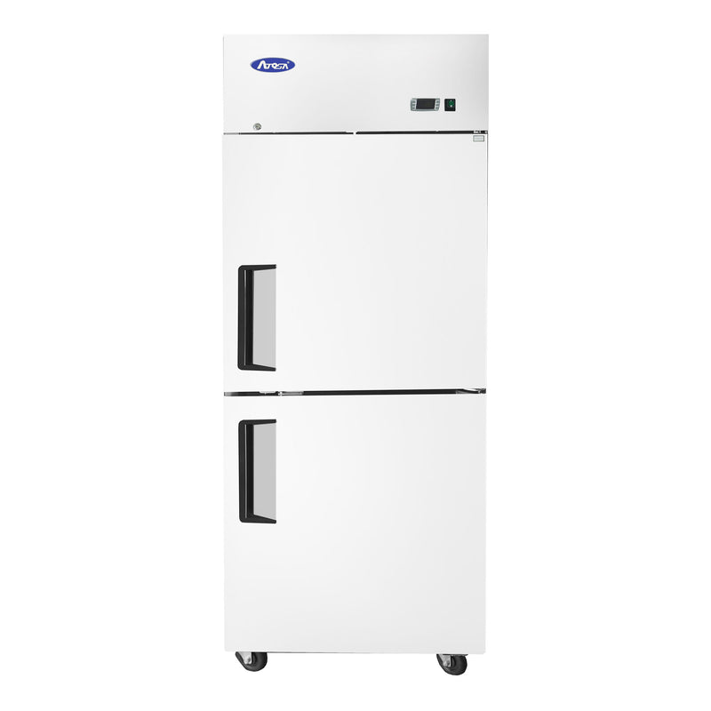 Atosa USA MBF8010GR 29-Inch One Split Door Upright Refrigerator