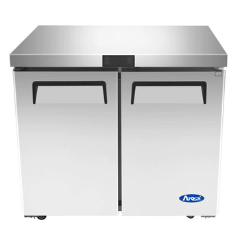 Atosa USA MGF36RGR Undercounter 36-Inch Two Door Refrigerator