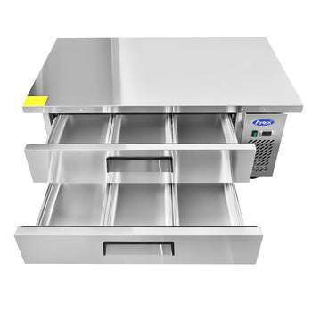 Atosa USA MGF8452 60-Inch Chef Base Refrigerated Equipment Stand