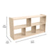 Natural 5 Shelf Wood Storage
