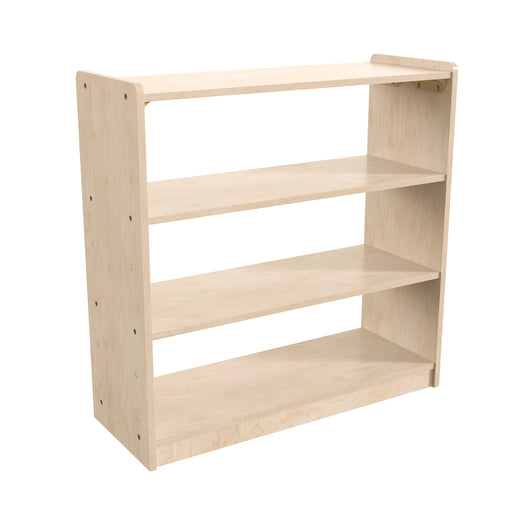 Natural 3 Shelf Wood Storage