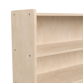 NAT 3 Shelf Wide Wood Storage