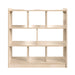 Natural 8 Shelf Wood Storage