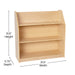 Natural Wood 3 Shelf Bookcase