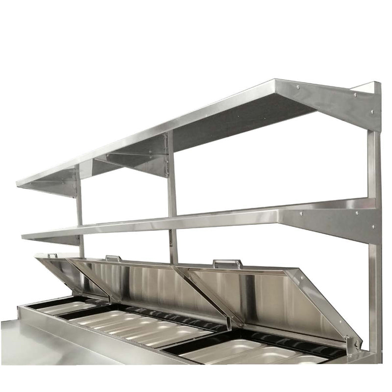 Atosa MROS-44P 44 inch Pizza Prep Table Shelf