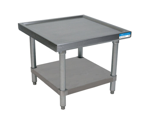 BK Resources MST-2424SS Stainless Steel Machine Stand with Stainless Steel Undershelf 24x 24