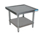 BK Resources MST-2424SS Stainless Steel Machine Stand with Stainless Steel Undershelf 24x 24
