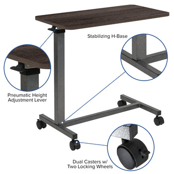 Mobile Adjustable Bed Table