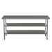 Stainless Table 2 Shelf Table