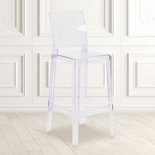 Square Back Ghost Barstool