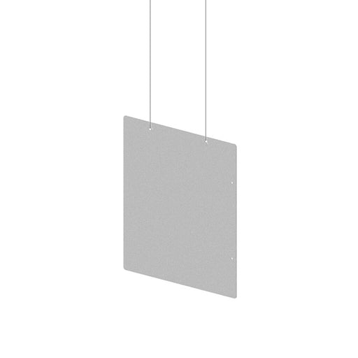 BK Resources PPE-SB-H-2424 Hanging Safety Barrier 23.5X23.5X.118 CL Acrylic