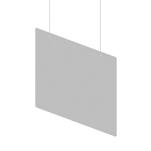 BK Resources PPE-SB-H-2432 Hanging Safety Barrier 23.5X31.5X.118 CL Acrylic