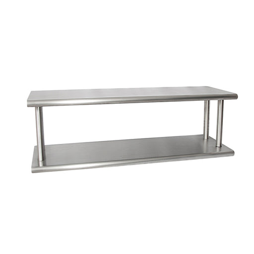 BK Resources PTS-18108-2 Stainless Steel Double Pass-Thru Shelf 18" X 108" 16 Ga T-304