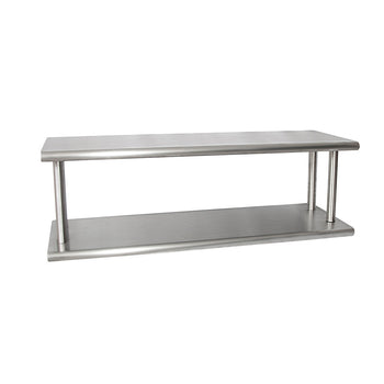 BK Resources PTS-1872-2 Stainless Steel Double Pass-Thru Shelf 18" X 72" 16 Ga T-304