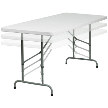 30x72 White Plastic Fold Table