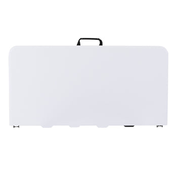 34SQ White Plastic Fold Table
