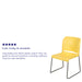 Yellow Plastic Stack Chair