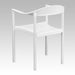 White Plastic Stack Cafe Chair