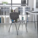 Gray Plastic Stack Chair