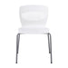 White Plastic Stacking Chair