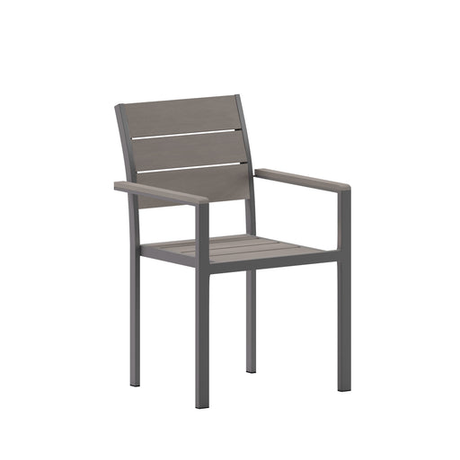 Gray/Gray Patio Armchair