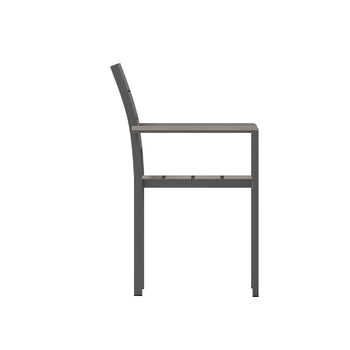 Gray/Gray Patio Armchair