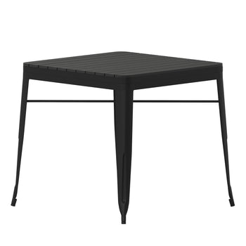 Black All-Weather Patio Table