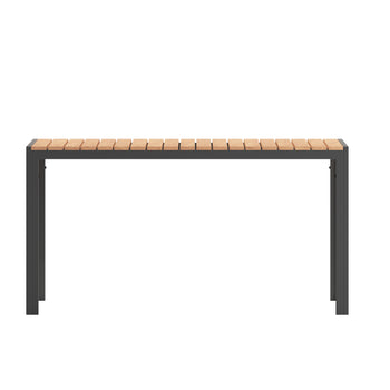 Natural/Gray 55x31 Patio Table