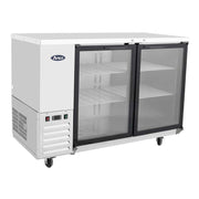 Atosa USA MBB59G 59 inch Glass Door Back Bar Cooler