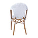White/Gray French Cafe Chair