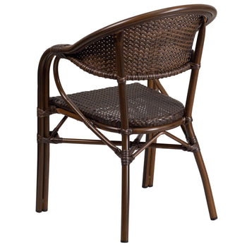 Cocoa Rattan Bamboo Chair
