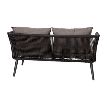 Black Loveseat-2 Chairs-Table
